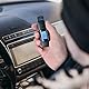 Bauzrryi Alkoholmessgerät Polizeigenau, Professioneller Alkoholtester mit digitaler LCD-Anzeige, Tragbarer Promillemessgerät, Kein Blasrohr Erforderlich Hochpräziser Alkomat für den Einsatz auf Part