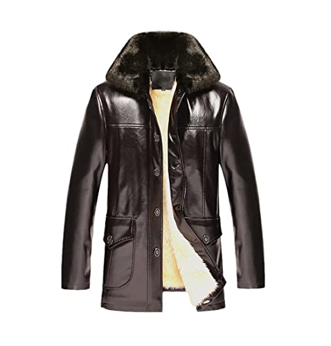 Veste d'hiver en velours épais homme chaud contre le froid XL