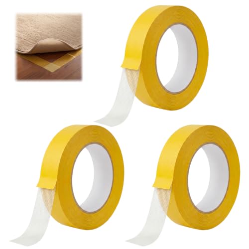 Image of Heavy-Duty Grid Double Sided Tape, 2026 New Removable Fiberglass Mesh Double Stick Adhesive Tape, Fabric Tape for DIY Crafts, Wall Decor, Office Decor, 3 Rolls, 0.79 in x 66 FT