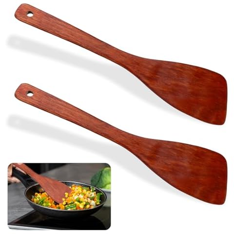 JIYIN Wooden Spatula Set for Cooking Cover
