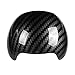 Qiilu Shift Knob Head Cover Cap, Carbon Fiber Style Car Gear Shift Knob Head Cover Cap Sticker Trim for A3 8 V 14-18