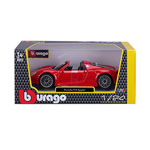 Vehículo a escala Porsche 918 Spyder 1:24 Bburago miniatura 5