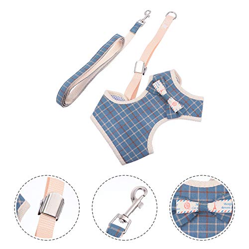 TEHAUX Correia de puxar arnês de cachorro 1 unidade Arreios de colete Corda de puxar ajustável