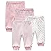 TONE Bodys Kurzarm für Neugeborene Baby Jungen und Mädchen Baumwolle 4er Pack (pink pants, 9-12 Months)