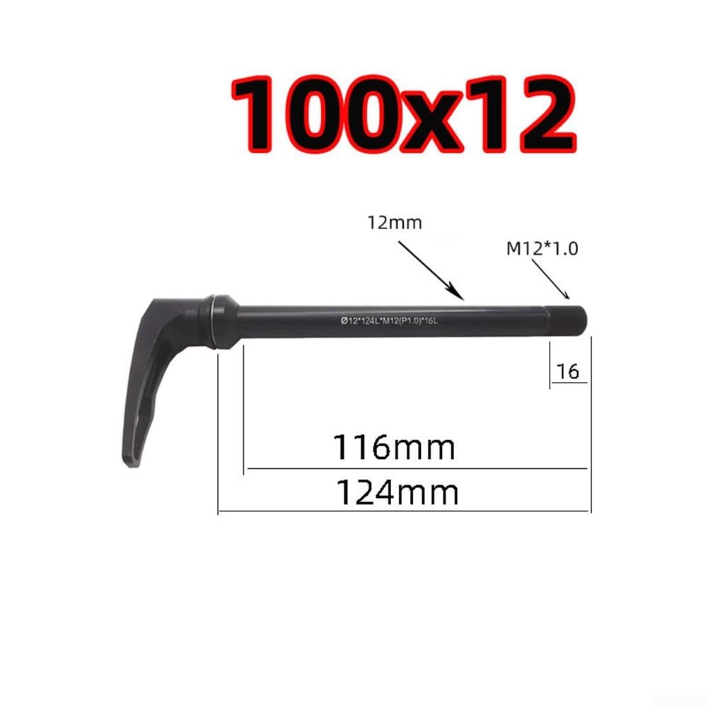 Leva per asse passante, albero a benna a sgancio rapido per bicicletta, mozzo ruota anteriore e posteriore, spiedini a sgancio rapido per Boost BMC Cube per S-WORKS (142 x 12 mm)