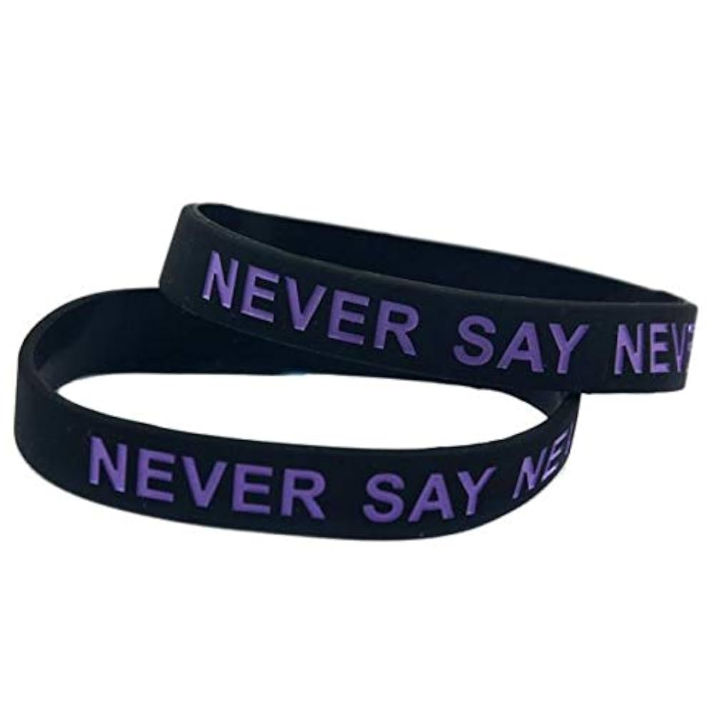 Xi-Link Justin Bieber Never Say Never Silicone Bracelet Band Xi-Link Justin Bieber Never Say Never Silicone Bracelet Band