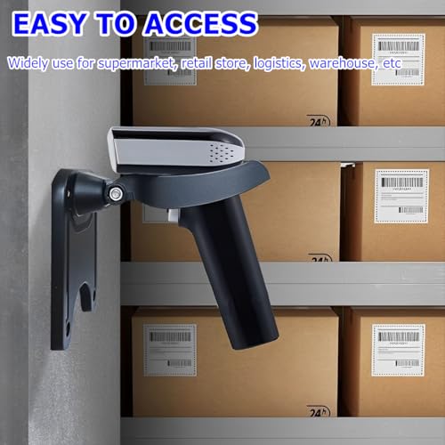 YurMemo Universal Scanner Holder,Foldable Barcode Scanner Holder,Bar-Code Reader Wall Mount for DS2208 DS2278 DS4308 LI4278 LS2208 1250g 1962 Most Barcode Scanners