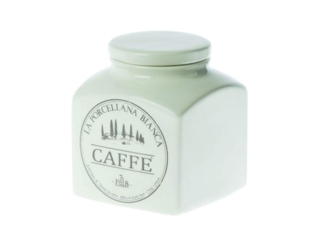 Porcellana 37 oz Conserva Covered Coffee Container in Gift Box, Porcelain, Multi-Colour, 0.1 x 0.1 x 0.1 cm