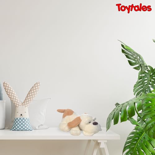 Image of TOYTALES Super Soft Tobby Dog Stuffed Huggable Plush Soft Toy for Girls /Boys | Animal Soft Toy for Kids | Small Size Cute Plush Toy(Light Brown - 45 Cm)