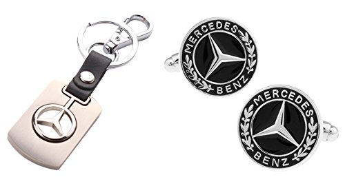 Promotioneer Men's Mercedes-Benz Logo Symbol Fashion Stainless, 04, Size Medium