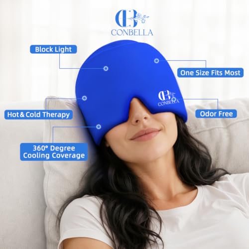 Image of Migraine Relief Cap, Soothing Headache Ice Face Mask Products
