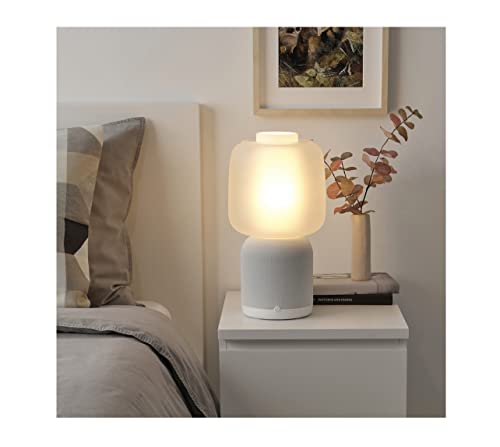 Ikea Symfonisk Table Lamp With Wifi Speaker, Plastic, White #TOP5