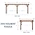 Backyard Discovery Beaumont 20x12 ft All Cedar Wood Pergola, Durable, Quality Supported Structure, Snow and Wind Supported, Rot Resistant, Backyard, Deck, Garden, Patio, Outdoor Entertaining