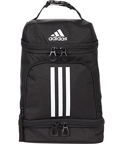 adidas Excel Insulated Lunch Bag, Cooler with Zipper, Pocket for Ice Pack, and Clip, Temperature Control Insulation