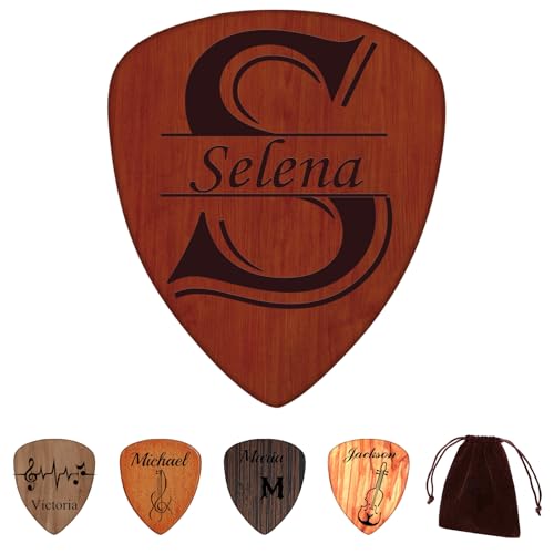 Personalisierte Gitarren-Picks, benutzerdefinierte Gitarren-Picks, die in Gitarren-Pick-Halter passen, Gitarren-Picks für akustische Gitarren, große Geschenke für Musiker Weihnachtsgeschenke