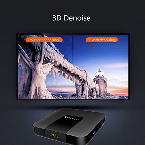 Android 10.0 TV Box, TX3 Mini RAM 2 GB ROM 16GB Quad Core Ultra 4K HDR AV1 Dual Band WiFi 2.4G/5.8G BT 4.2 Home Smart Media Player - Afbeelding 5