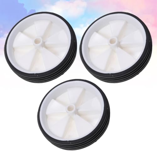Ruedas de entrenamiento Toddmomy para bicicleta, estabilizadores universales de caucho resistente, juego de 3 pares en blanco miniatura 3