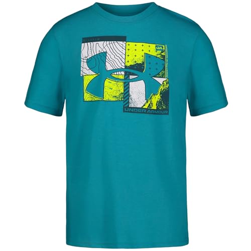 Image of Under Armour Boys' Short Sleeve Graphic T-Shirt, Soft & Comfortable, Outdoor Collection