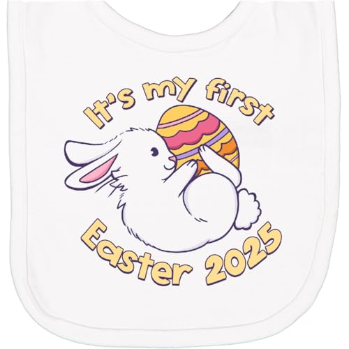inktastic It's My First Easter 2025 Newborn Bib
