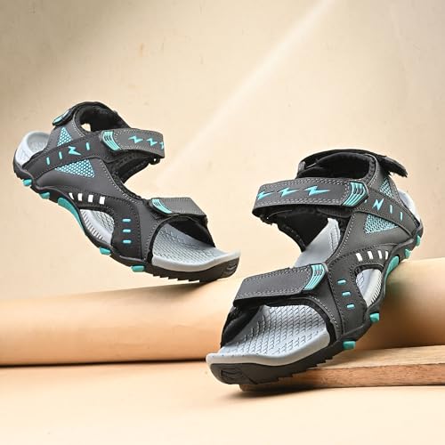 Image of Centrino Men's Phylon Sandals | Lightweight Sports Sandals with Adjustable Straps | Cushioned Comfort Outdoor & Casual Wear | Durable Grip Sole Walking Sandals (9353)