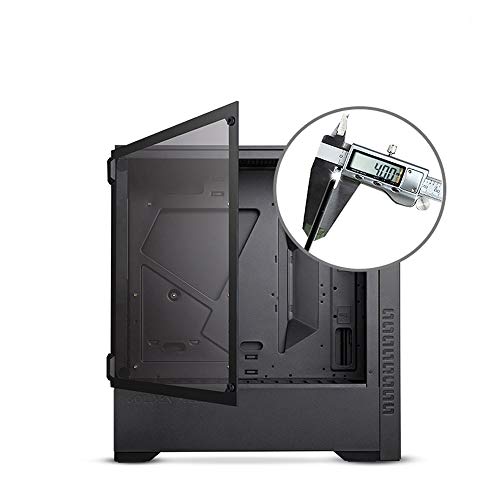GOLDEN FIELD Z21 PC Case Gaming Computer Case EATX/ATX/MATX/ITX Mid Tower Case Tempered Glass Openable Side Panel