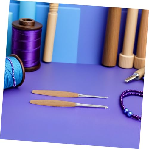 Crochets bois pour tricot de couvertures outils loisirs créatifs DIY - 7