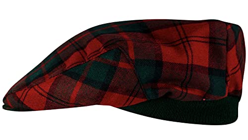 Casquette plate tartan Dunbar de fabrication écossaise pour un style authentique