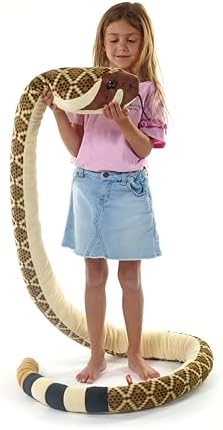 Wild Republic Snake Plush, Stuffed Animal, Plush Toy, Gifts for Kids, Western Diamondback, 70 Inches 2 41pClLqFZfL. AC