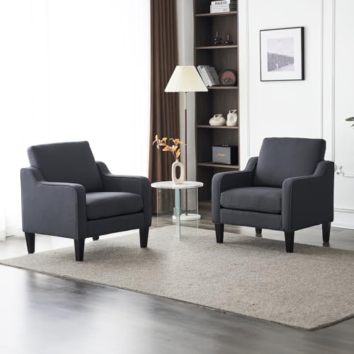 Image of VINGLI Accent Chairs Set of 2, Modern Traditional Armchair for Living Room