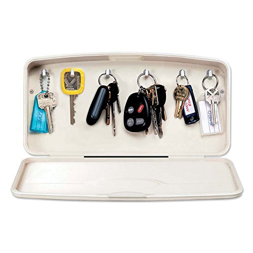 Lucky Line Compact 6 Hook Mountable Key Case