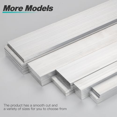 Image of 3 Pieces 1 /4 inch (6mm) X 2 inch(50mm) Square Aluminum Flat BAR 12 inch(305mm) Long,6061 General Purpose Plate,T6511 Solid New Mill Stock (1 /4x2x12inch, 3Pcs)