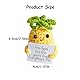 Dinghaole gestrickte Wolle Ananas Puppe Pocket Hug Positive Geschenke, Sternfrucht Mutmacher Geschenk für Frauen,Männer,Partner,Beste Freundin,Kollegen,Studenten