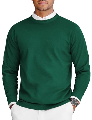 COOFANDY Mens Crew Neck Sweaters Long Sleeve...