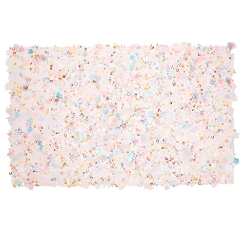UKCOCO Tapete de Uñas Lentejuelas Cojín para Manicura Acrílica Almohadilla para Mesa de Manicura Ligera y Resistente Adecuado para Salón de Uñas y Decoración Profesional