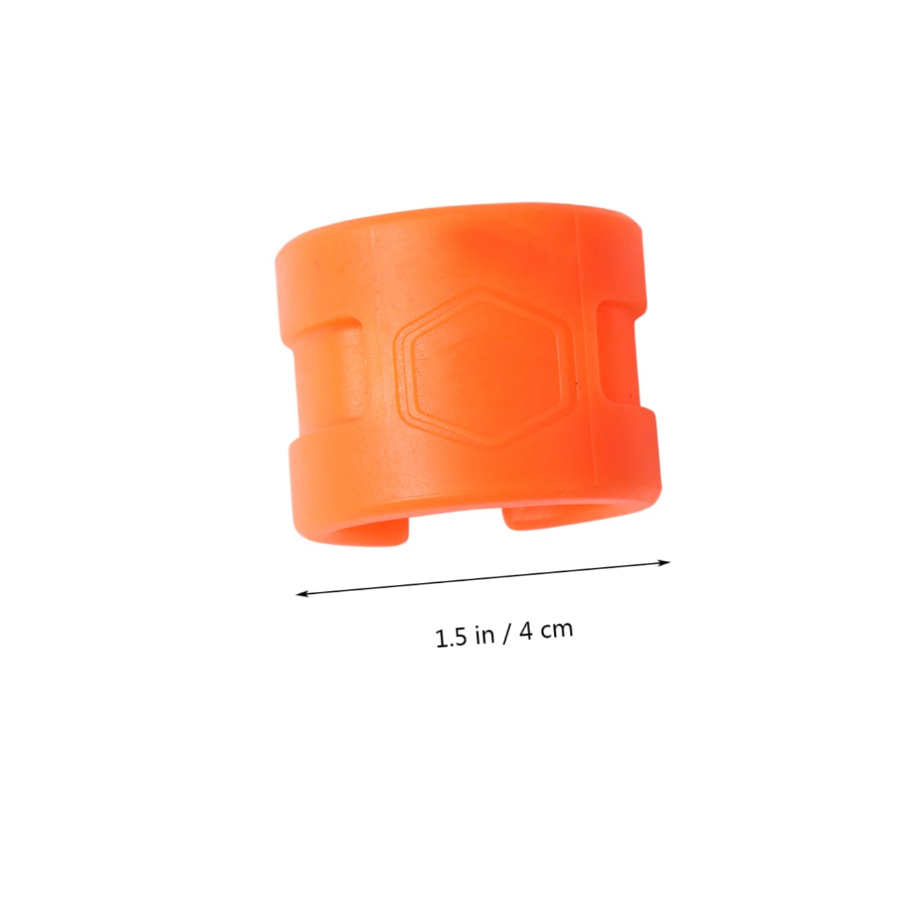 ifundom 4Pcs Collision Rubber Rings for Mountain Bike Equipment Durable Clip Mounted Chain Protector Lightweight Frame Protection Orange Color Fits Road Bicycles