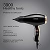 Phon per Capelli Elchim 3900 Healthy Ionic Black & Gold Presa Schuko con Sacchetta in Cotone - Asciugacapelli Professionale Made in Italy - Leggero e Silenzioso, Asciugatura Ridotta del 30%, 2400W