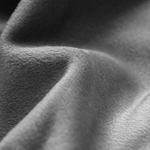 XMNTG Set of 2 Stretch Armrest Covers - Soft Velvet, Anti-Stain, Washable Furniture Protector for Chairs, Sofa, Recliner (Gray)