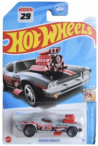 Matchbox Hot Wheels Rodger Dodger 1:64 gris miniatura 1