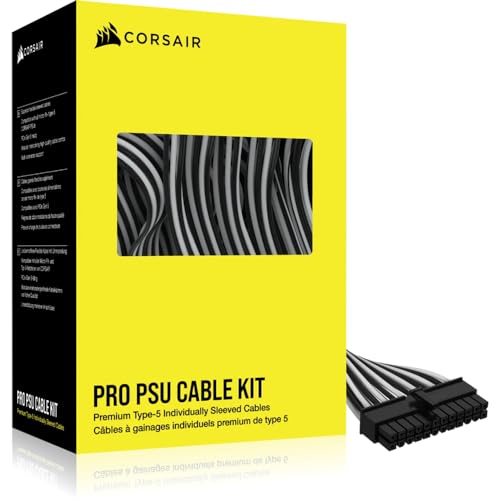 Amazon | CORSAIR Premium Individually Sleeved DC Cable Proキット