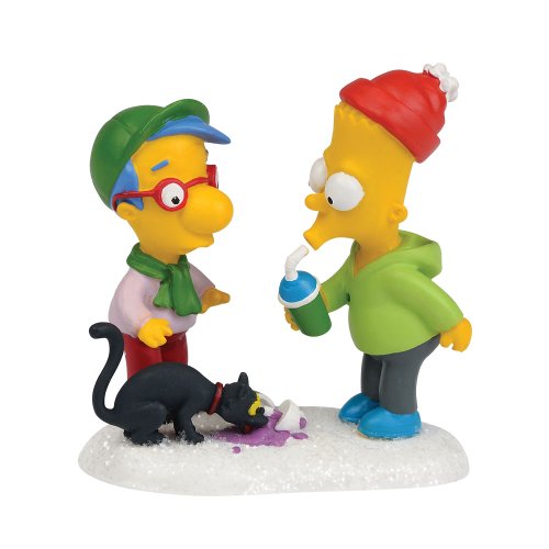 Department 56 The Simpson's Village Snowball Scores a Squishee Accessory Figurine, 2.56 inch