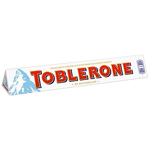 Toblerone White Chocolate Bar, Large, 360 g Cover