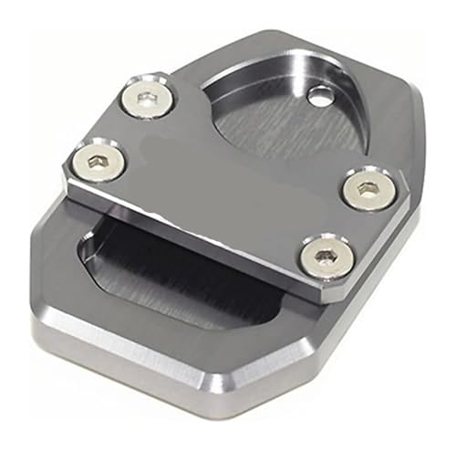 Seitenständer Verlängerungsplatte Für GTS300i Für GTS 300I Motorrad Seitenständer Pad CNC Zubehör Kickstand Fußverlängerung Unterstützung Vergrößerer(Titanium)