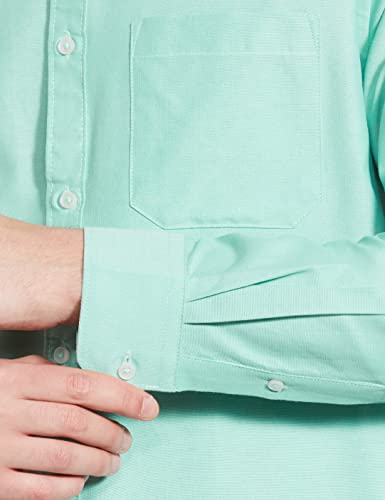 Image of Max Men Cotton Solid Slim Fit Oxford Shirt