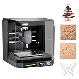 Genmitsu Cubiko CNC Router Machine with Enclosure, PCB Milling Machine, Smart Desktop CNC with Auto Z-Probing, WiFi & APP Supported, Great for Polishing, Drawing, Woodworking