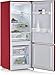 SEVERIN KGK 8972 - Frigorífico y congelador (153 L/52 L), color rojo