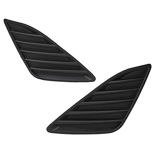 GRAND ORANGE Front Fog Light Cover Bezel Kit Compatible with Toyota Camry 2012-2014, 569213105 5212706260 5212806260 TO1038147 TO1039147, Left & Right Side