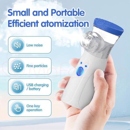 Image of Dr Care Mesh Nebulizer JSL-W302 Portable Ultrasonic Nebulizer Machine for Adults and Kids