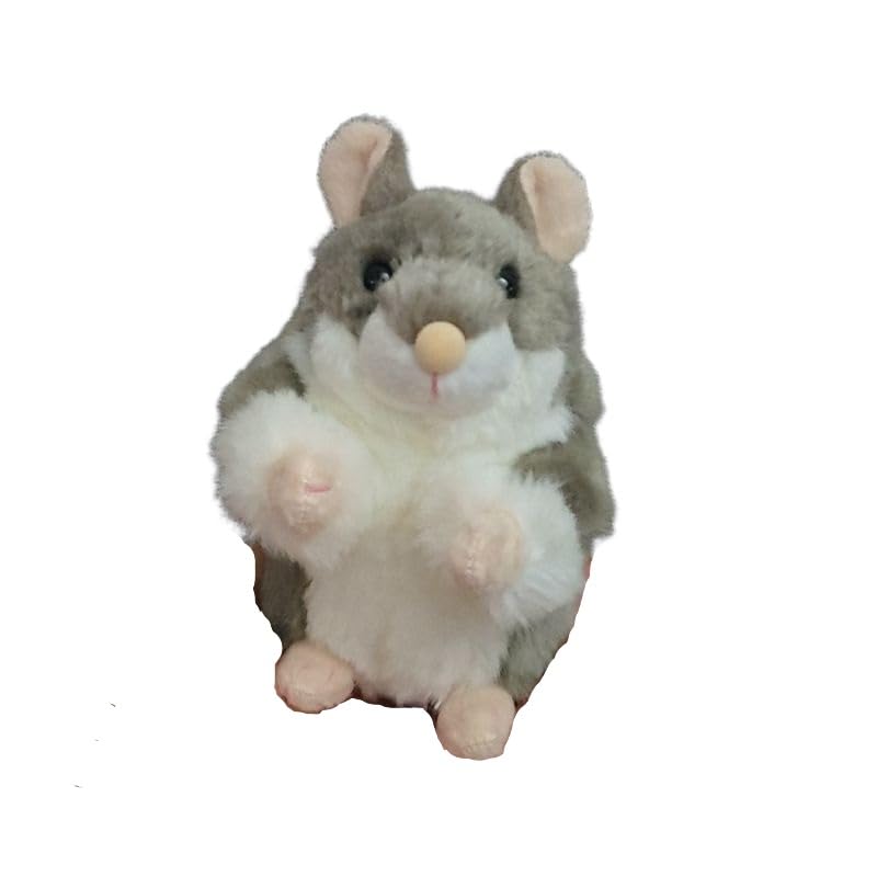 Peluche chinchilla haut de gamme anti-stress lavable et hypoallergénique