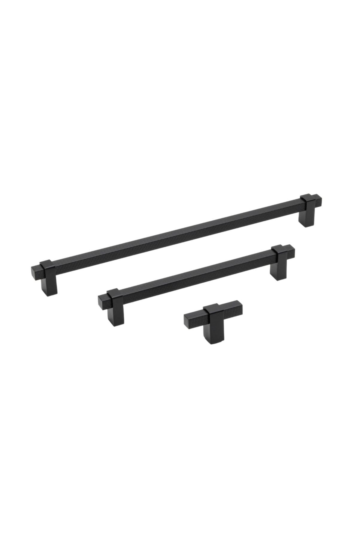 System 9223 Çizgili Modern Kulp Siyah Renk 320 Mm Çok Renkli