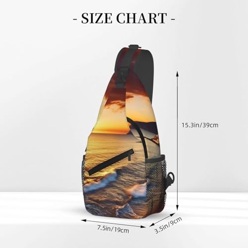 Bolso cruzado estilo bandolera para viaje y senderismo miniatura 3